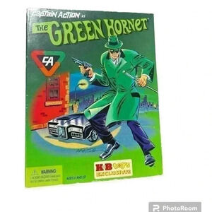 1998 CAPTAIN ACTION AS THE GREEN HORNET Playing Mantis KB TOYS EXCLUSIVE NIB